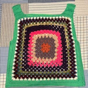 Colorful Crochet Women's Sweater